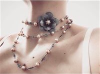 Necklace Yvone Christa Woman in Silver Perla YC/C2414 - YC/C2414